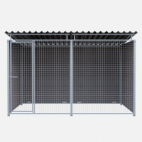 Chenil en composite WPC - 3 X 2 m - Grillage Chenil en composite WPC - 3 X 2 m - Grillage
