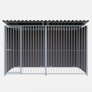 Chenil en composite WPC ETERNA MKS - 3 X 2 m - Barreaux