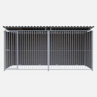 Chenil en composite WPC ETERNA MKS - 4 X 2 m - Barreaux