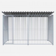 Chenil en kit métal - 3 x 2 m - Barreaux