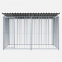 Chenil en kit métal - 3 x 2 m - Barreaux