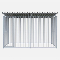 Chenil en kit métal - 3 x 2 m - Barreaux Chenil en kit métal - 3 x 2 m - Barreaux