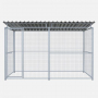 Chenil en kit métal  - 3 x 2 m - Grillage
