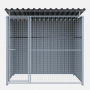 Chenil en métal - 2 X 2 m - Grillage
