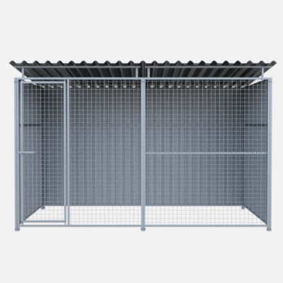 Chenil en métal - 3 X 2 m - Grillage