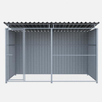Chenil en métal - 3 X 2 m - Grillage