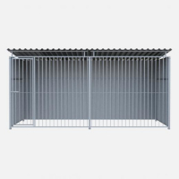 Chenil en métal - 4 X 2 m - Barreaux Chenil en métal - 4 X 2 m - Barreaux