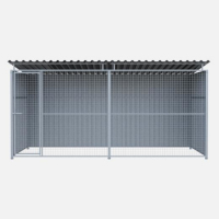 Chenil en métal - 4 X 2 m - Grillage Chenil en métal - 4 X 2 m - Grillage