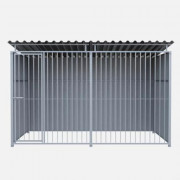 Chenil évolutif premium avec panneaux tôlés - 3 X 2 - Barreaux 
