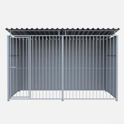 Chenil évolutif premium avec panneaux tôlés - 3 X 2 - Barreaux 