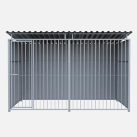 Chenil évolutif premium avec panneaux tôlés - 3 X 2 - Barreaux Chenil évolutif premium avec panneaux tôlés - 3 X 2 - Barreaux