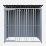 Chenil évolutif tôlé - 2 X 2 m - Barreaux