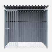 Chenil évolutif tôlé - 2 X 2 m - Barreaux