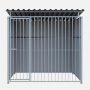 Chenil évolutif tôlé - 2 X 2 m - Barreaux