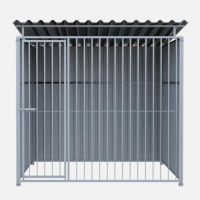 Chenil évolutif tôlé - 2 X 2 m - Barreaux
