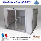 Parc à chats modulaire MKS – confort et hygiène pour élevages et pensions
