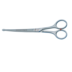 Ciseaux courbés en inox à bouts ronds - 17 cm