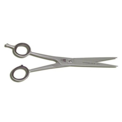 Ciseaux de toilettage en acier Solingen inoxydable satiné Rose Line - Droitier - 22 cm