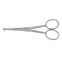 Ciseaux droits à lentilles en inox - 11,5 cm