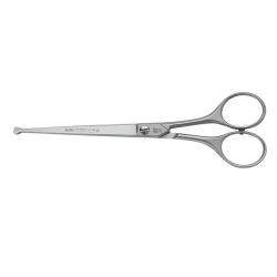 Ciseaux droits à lentilles en inox - 16,5 cm