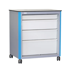Caisson mobile avec tiroirs sur roulettes