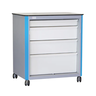 Caisson mobile avec tiroirs sur roulettes