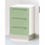 Commode avec 3 tiroirs sur base fermée