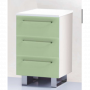 Commode avec 3 tiroirs sur socle