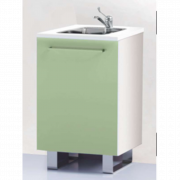 Commode avec évier sur plinthes