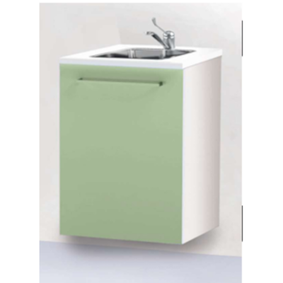 Commode avec évier suspendue