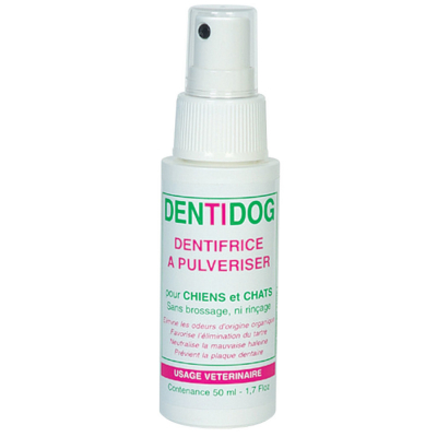 Dentifrice à pulvériser pour chiens et chats