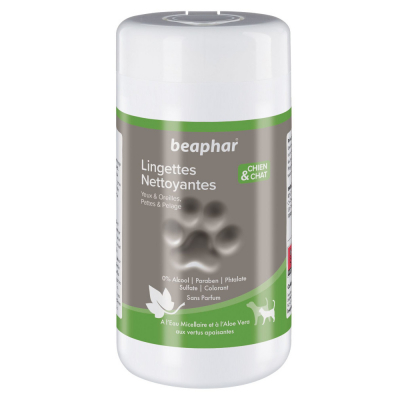 Lingettes nettoyantes pour chiens et chats