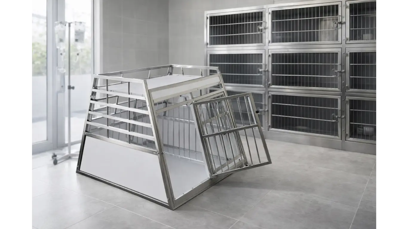 Habituation du chien à la cage de transport