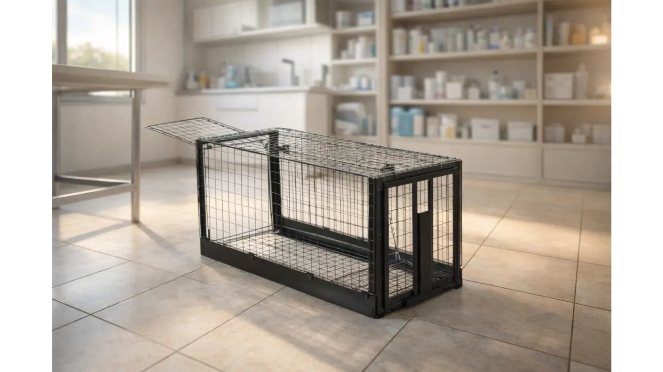 cage trappe chat