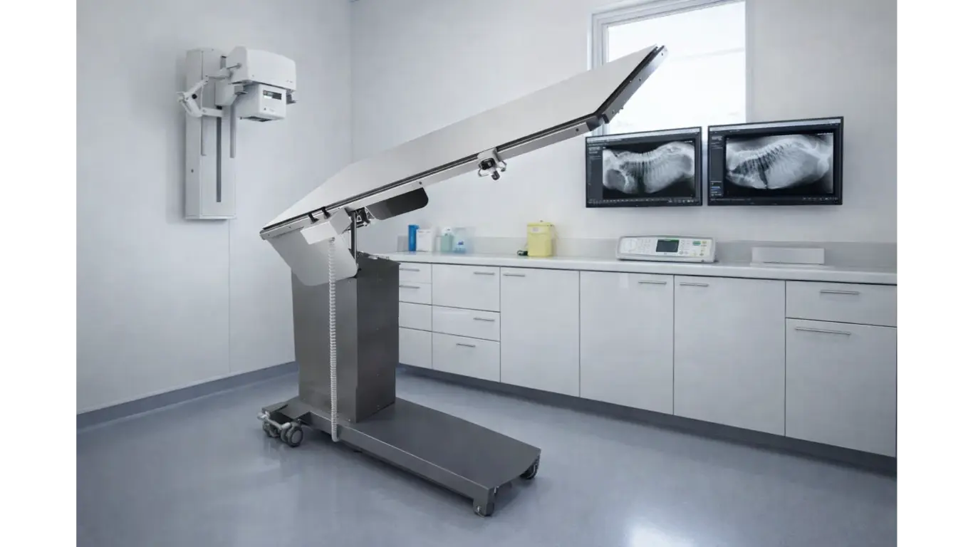 Table de radiographie performante en clinique