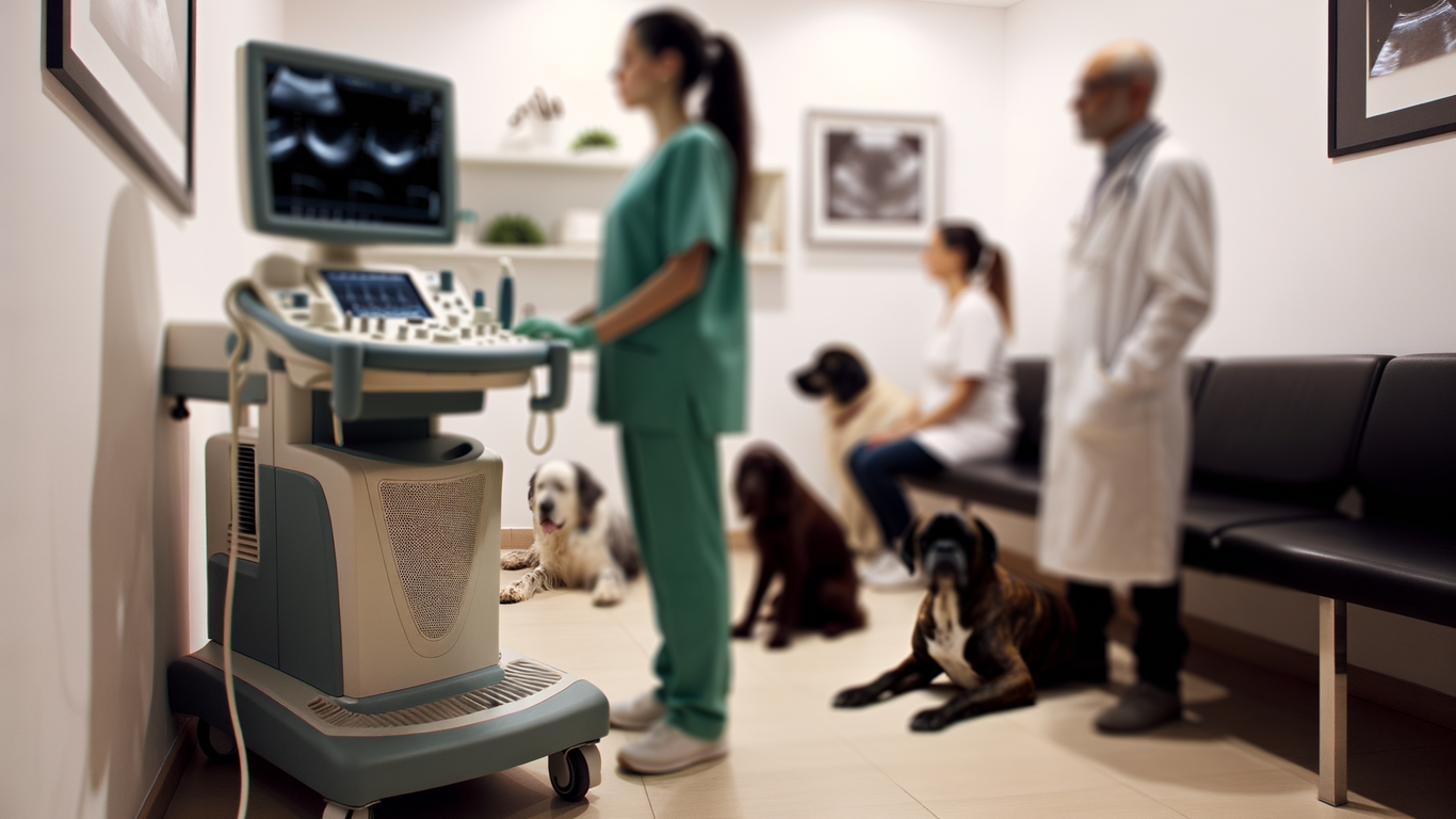 Amélioration de la qualité d'image d'un échographe vétérinaire