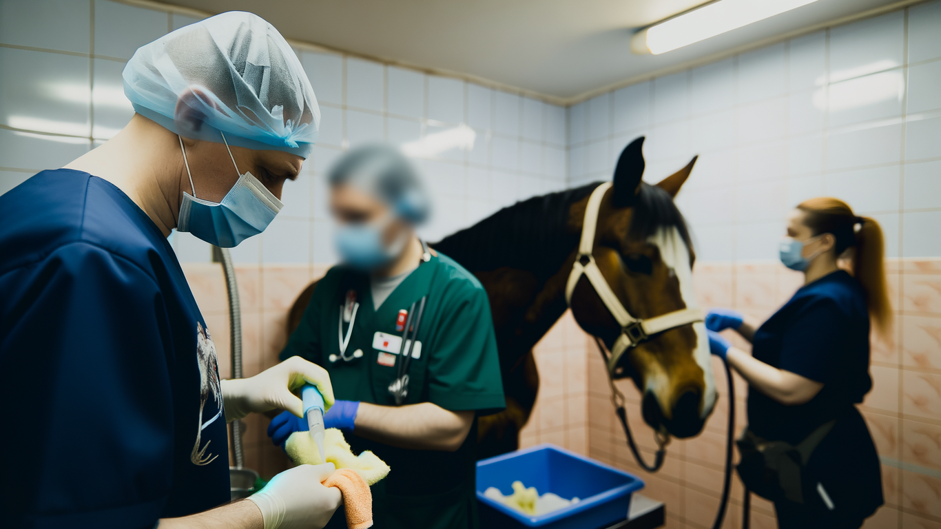 Équipements de soins équins et entretien