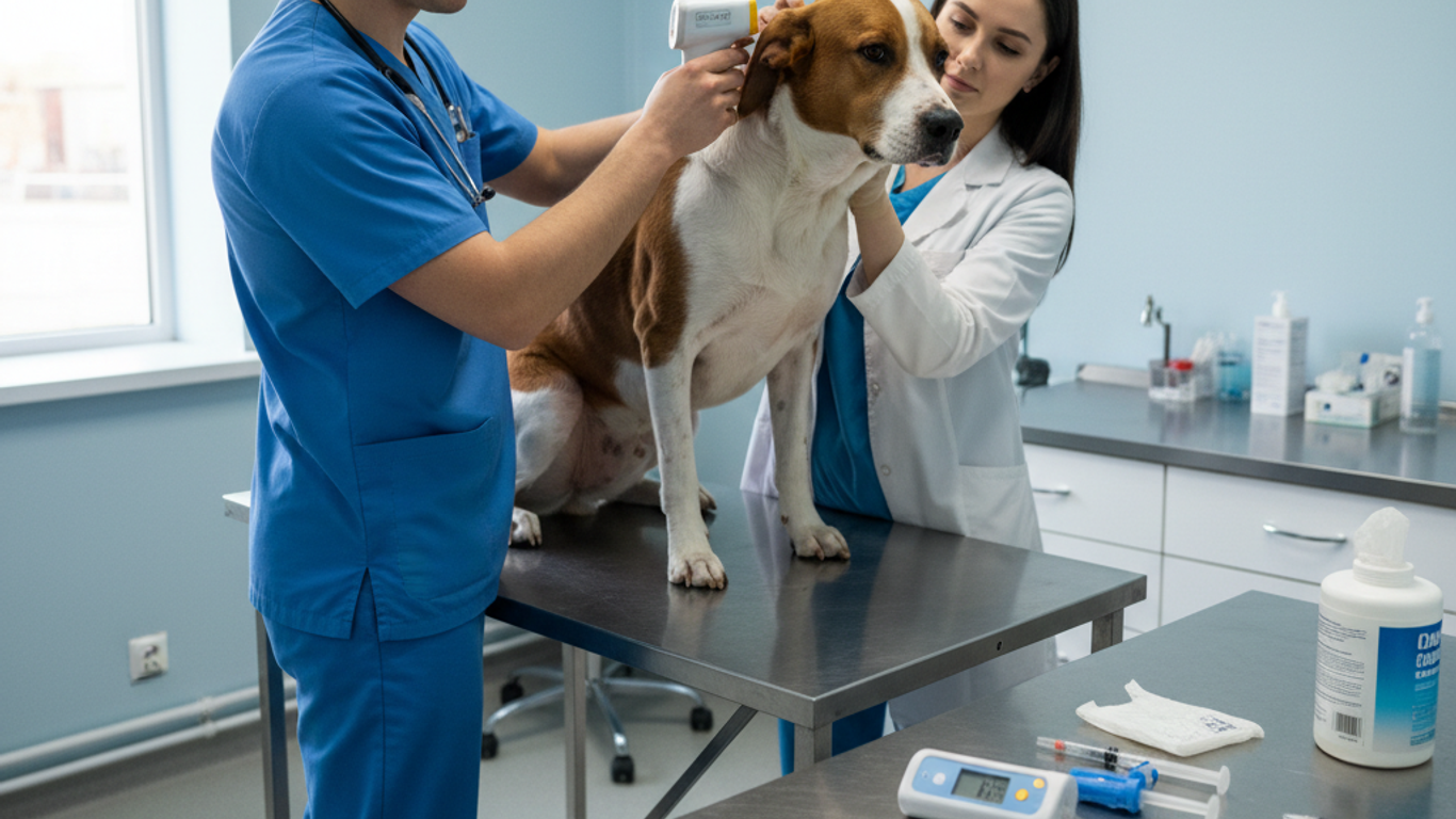 Types de thermomètres pour animaux : numérique, infrarouge, rectal