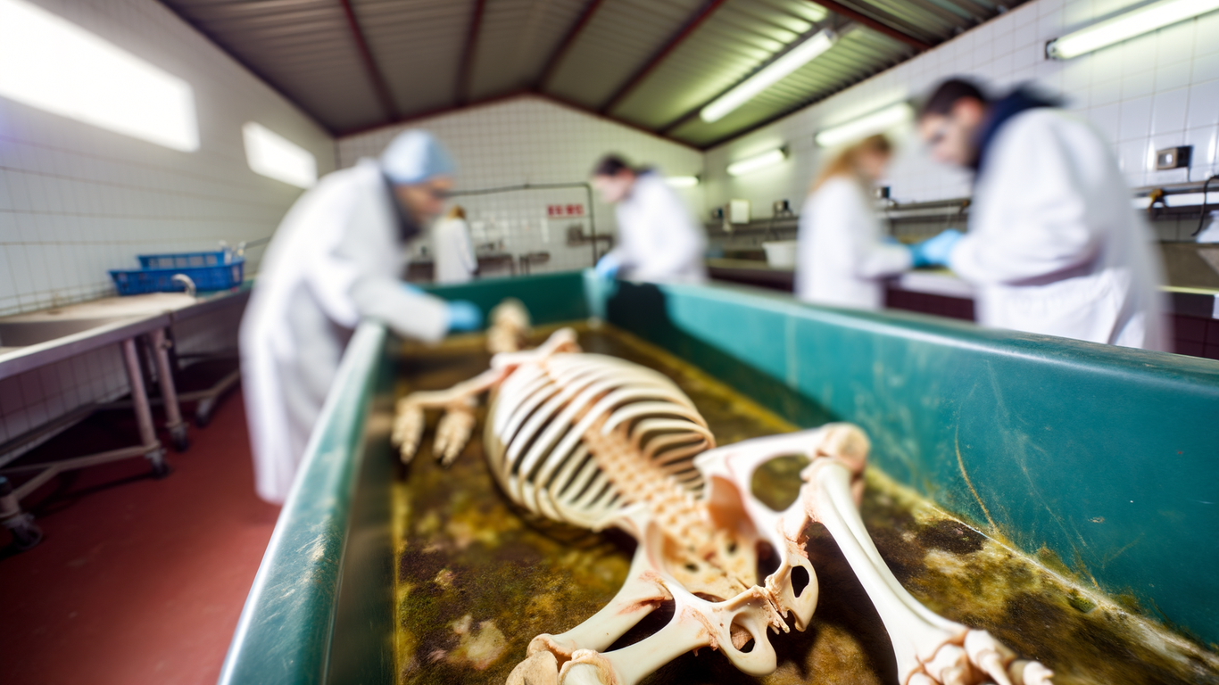 Réalité augmentée et squelettes animaux numériques