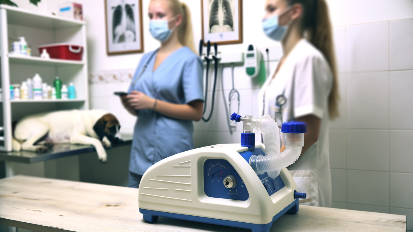 Étapes de mise en place et surveillance d'un respirateur vétérinaire