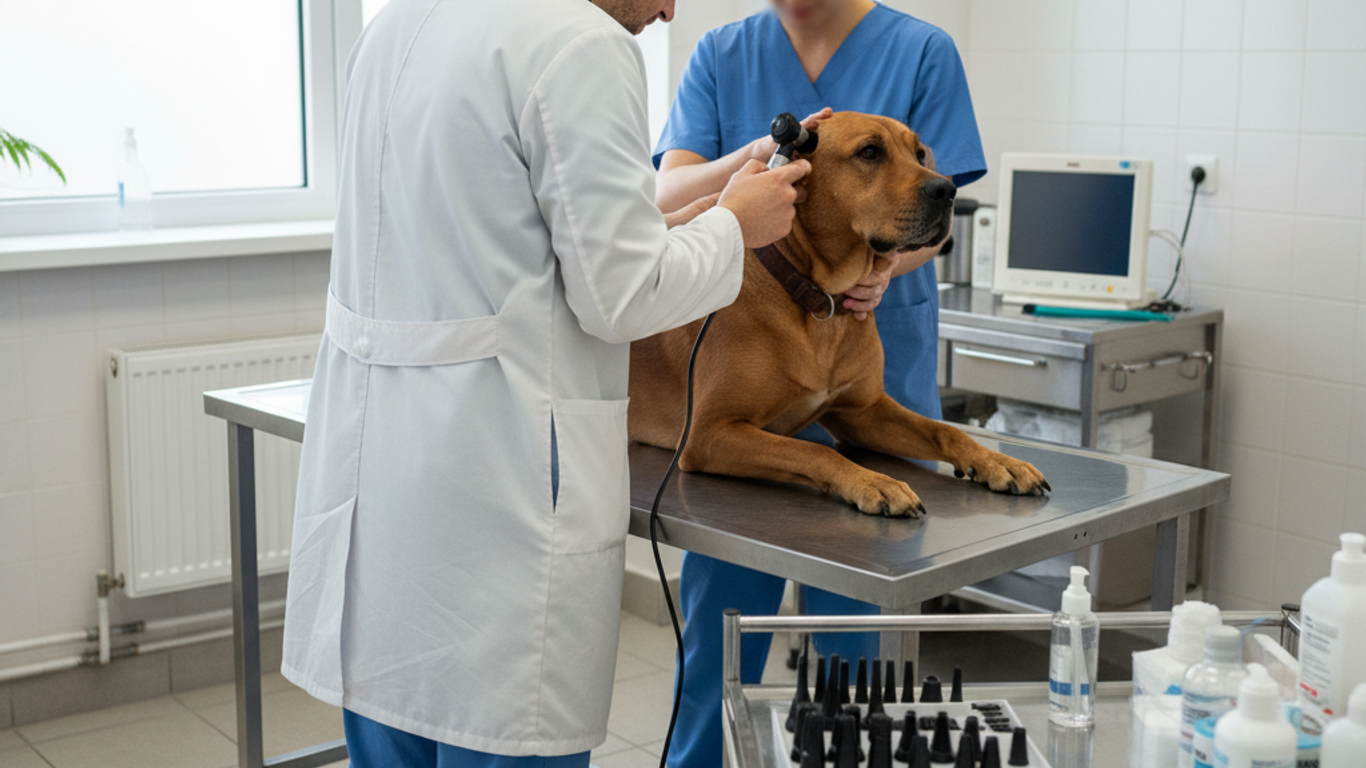 Problèmes d'éclairage otoscope vétérinaire