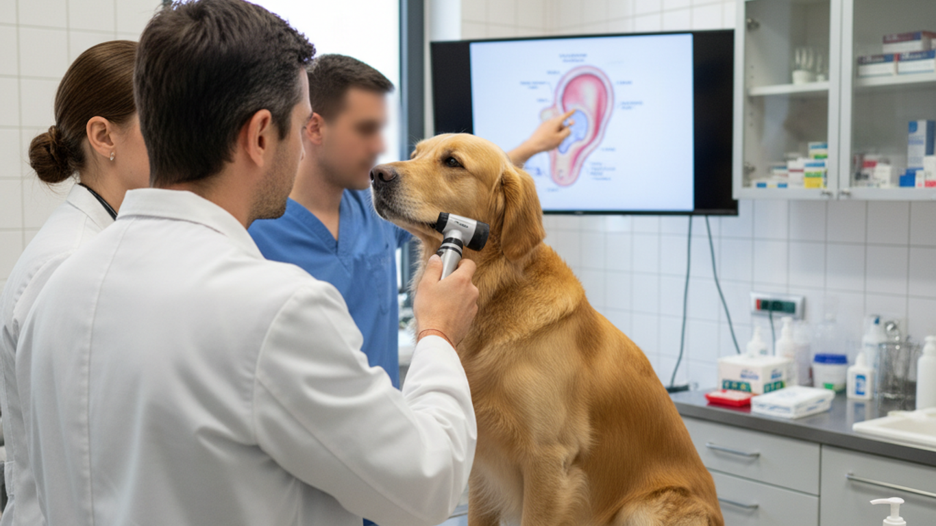 Formation continue : améliorez les compétences de votre équipe avec un otoscope vétérinaire