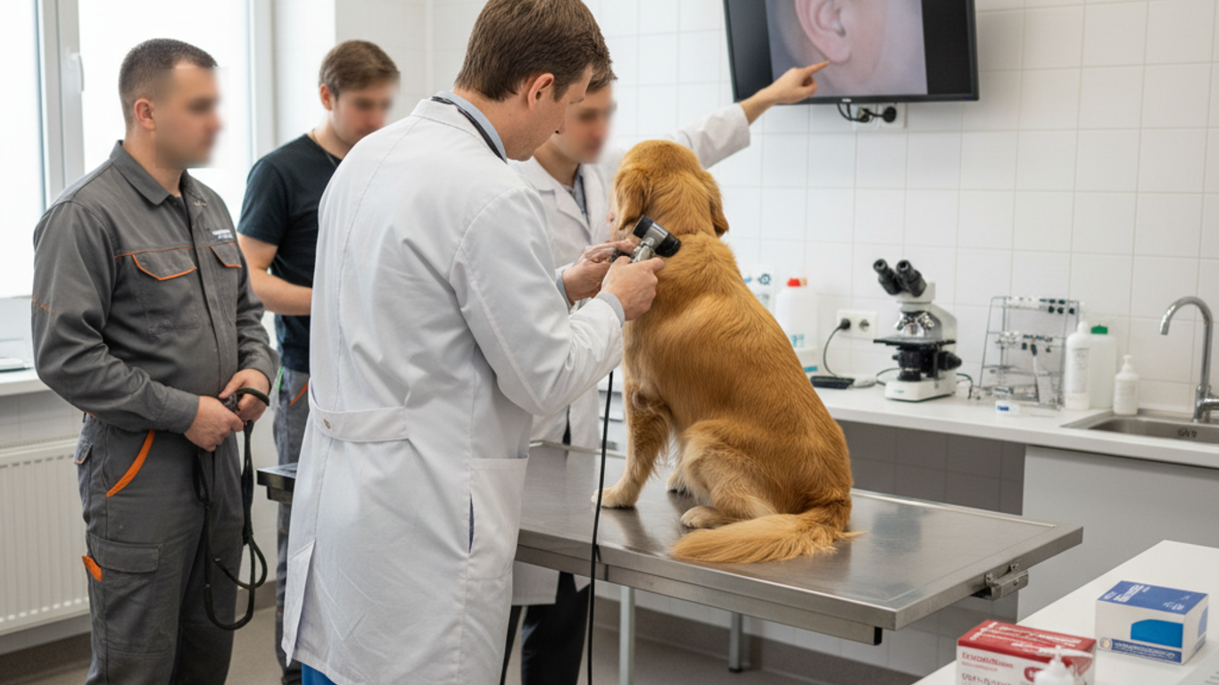 Formation continue : améliorez les compétences de votre équipe avec un otoscope vétérinaire