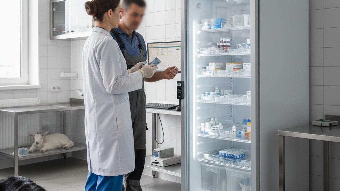 IoT et surveillance connectée réfrigérateur médical vétérinaire