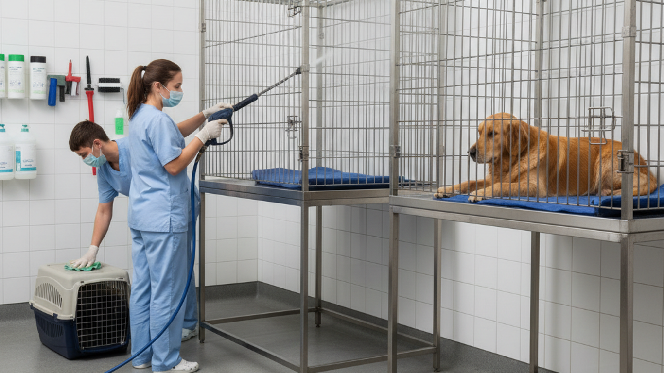 Fréquence d'entretien des cages pour chien