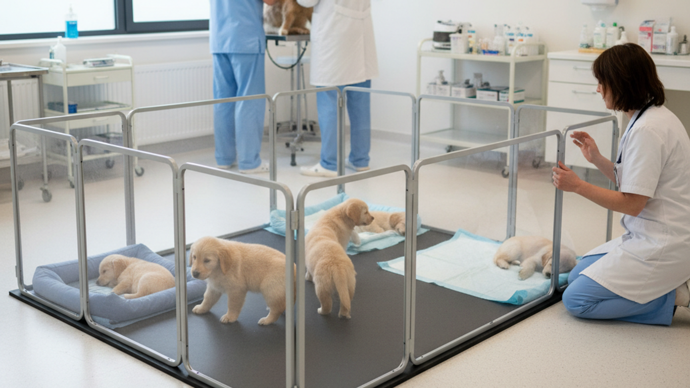 Comment choisir et installer un parc à chiot : guide complet pour les professionnels