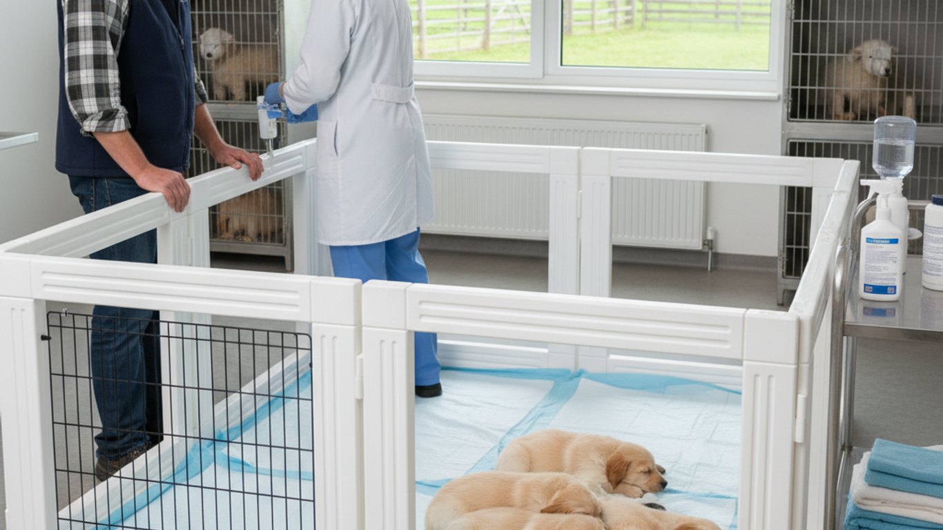 Comment choisir et installer un parc à chiot : guide complet pour les professionnels