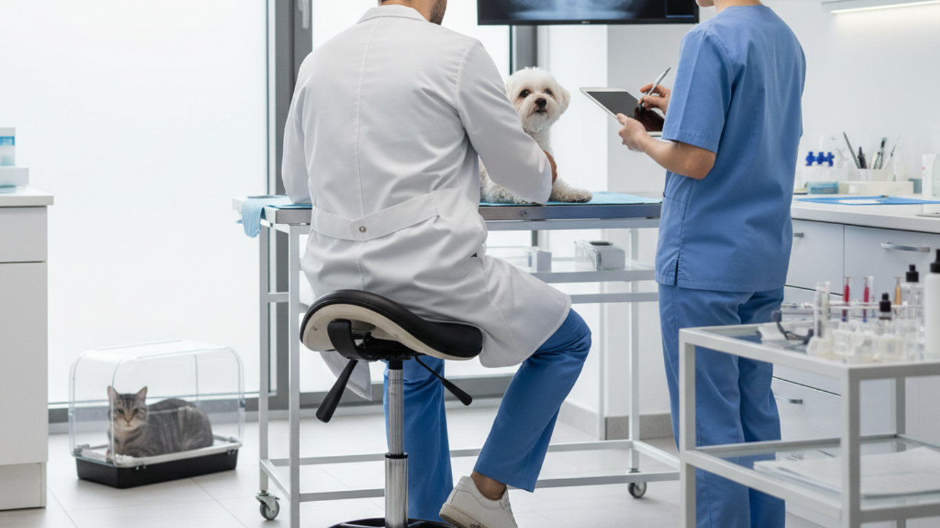 Ergonomie et design du siège médical vétérinaire