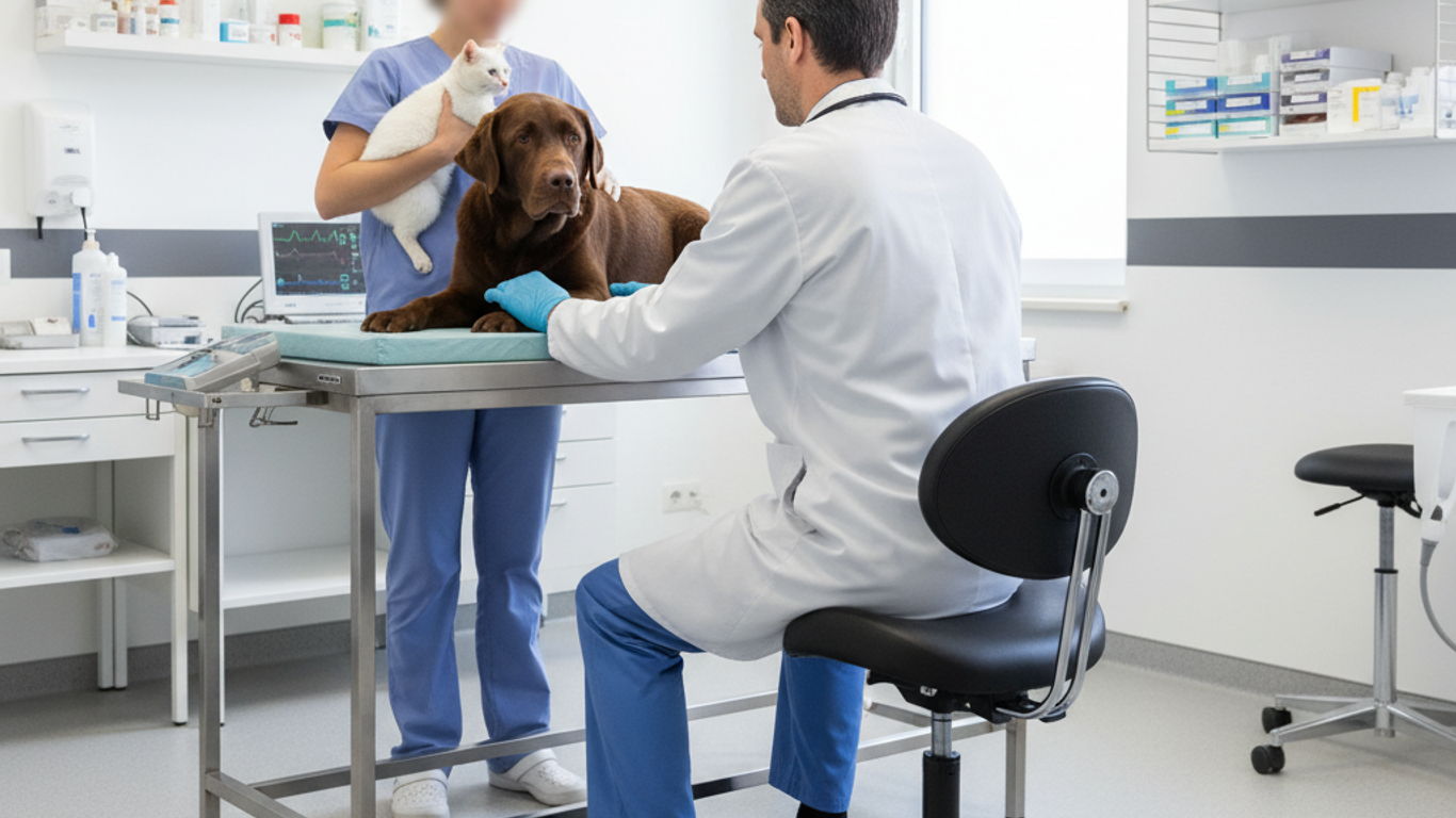 Types de sièges médicaux vétérinaires : consultation, chirurgie, soins intensifs