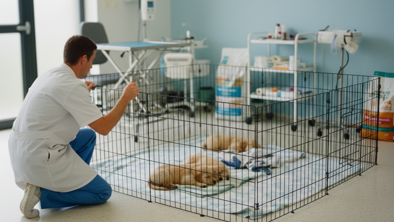 Guide d'installation : les étapes pour un parc à chiot sécurisé et fonctionnel